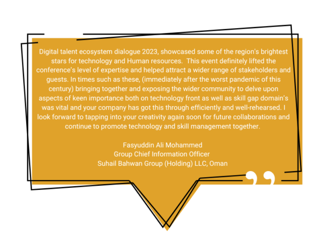 Fasyuddin Ali Mohammed - Suhail Bahwan Group Testimonial