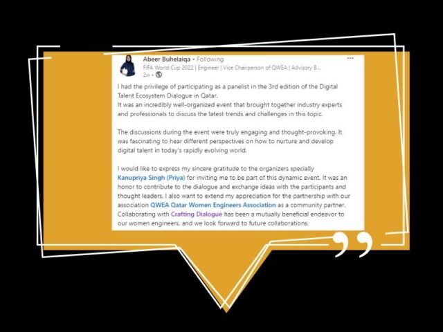 Abeer Buhelaiqa Testimonial